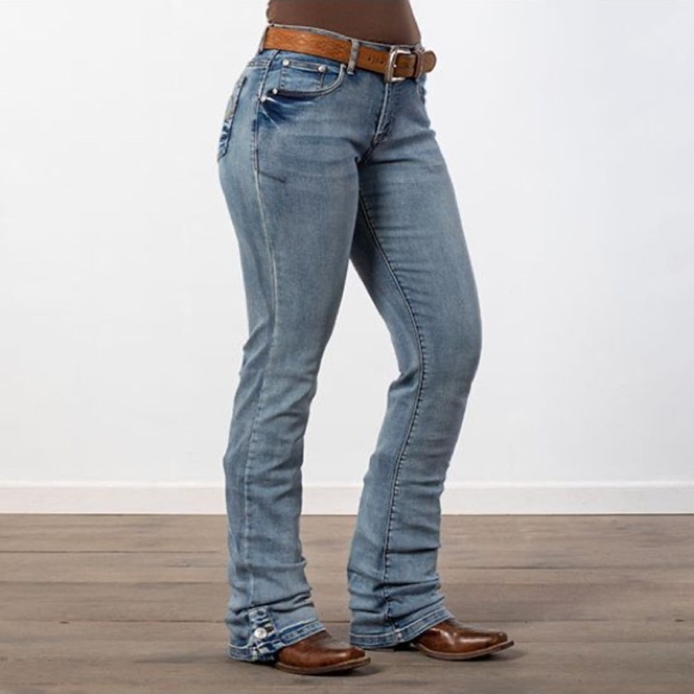 Rods True Western Button Me Up Bootcut Jeans Country Rodeo